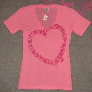 NWT Victoria’s Secret PINK Vintage Style Tee S